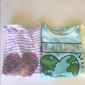 SOLD girls graphic tee shirts (2)